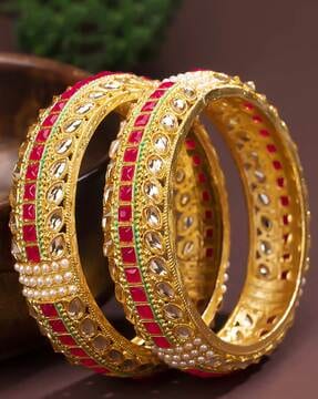 sukkhi gold plated bangles