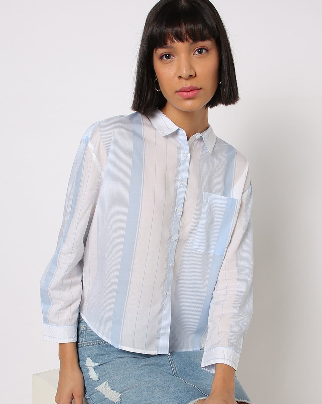 Buy Blue Shirts for Women by LEE COOPER Online