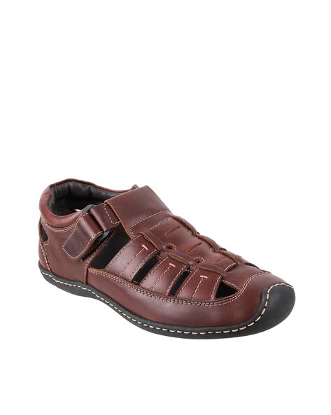 metro brown sandals