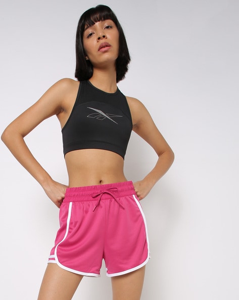 Reebok pink hot sale shorts