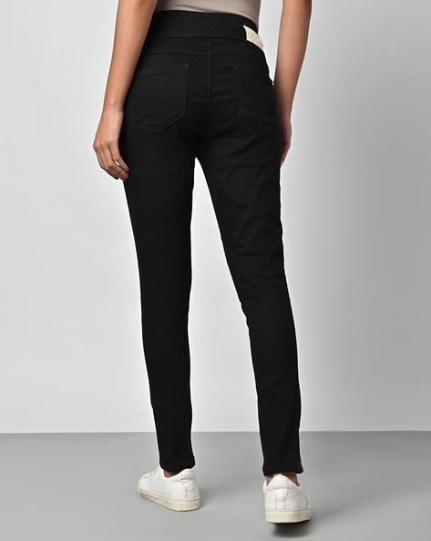 Double Side Zipper Skinny Jeans Flap Pockets stretch - Temu