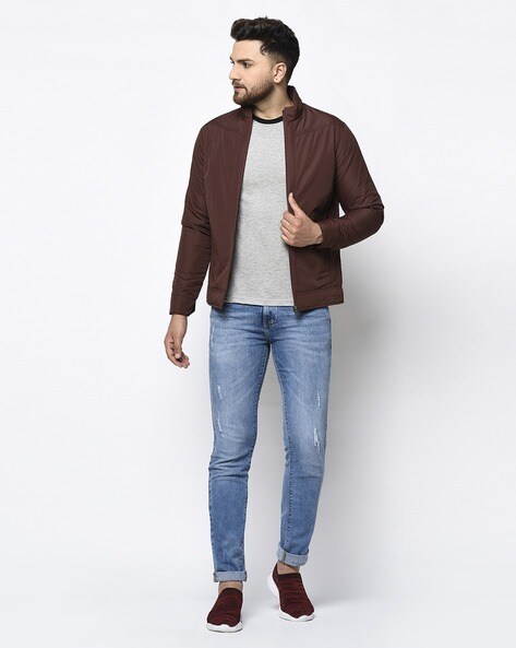 TWAMBALE – COFFEE BROWN LEATHER JACKET ▻ TWAMBALE