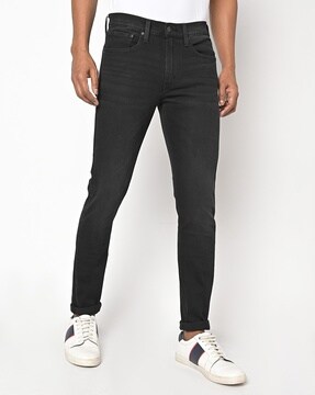 levi black skinny jeans mens