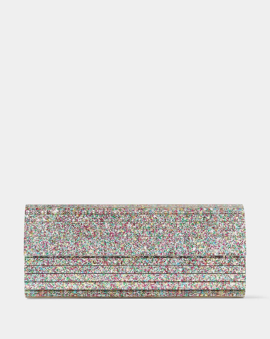 Buy Jimmy Choo Sweetie Glitter Clutch with Detachable Strap