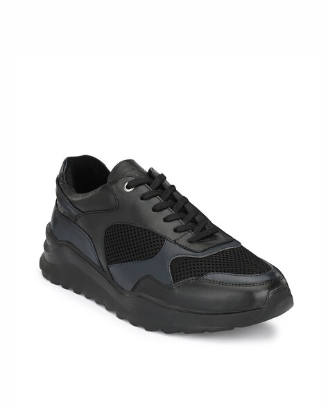 Mens black cheap trainers sale