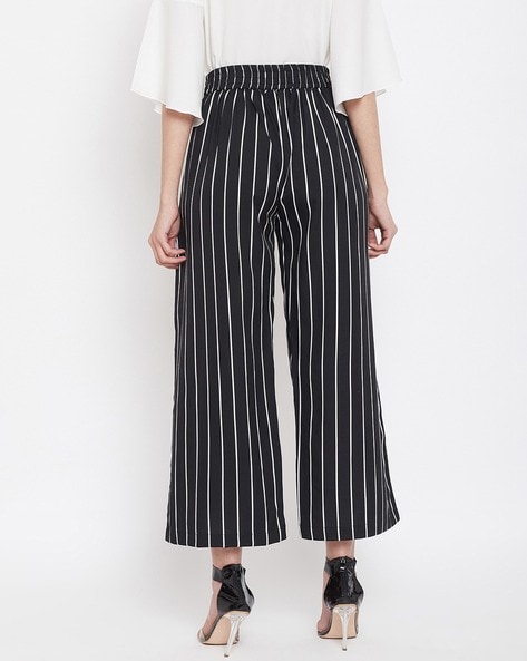 Striped High Waist Wide Leg Palazzo Pants – Summer Matters Boutique