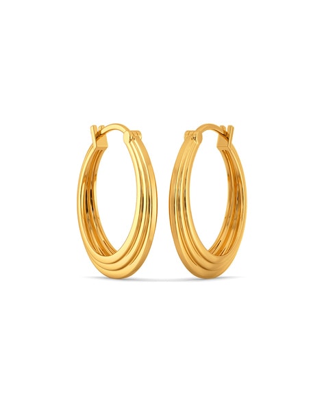 Mesh Form 22K Gold Earrings
