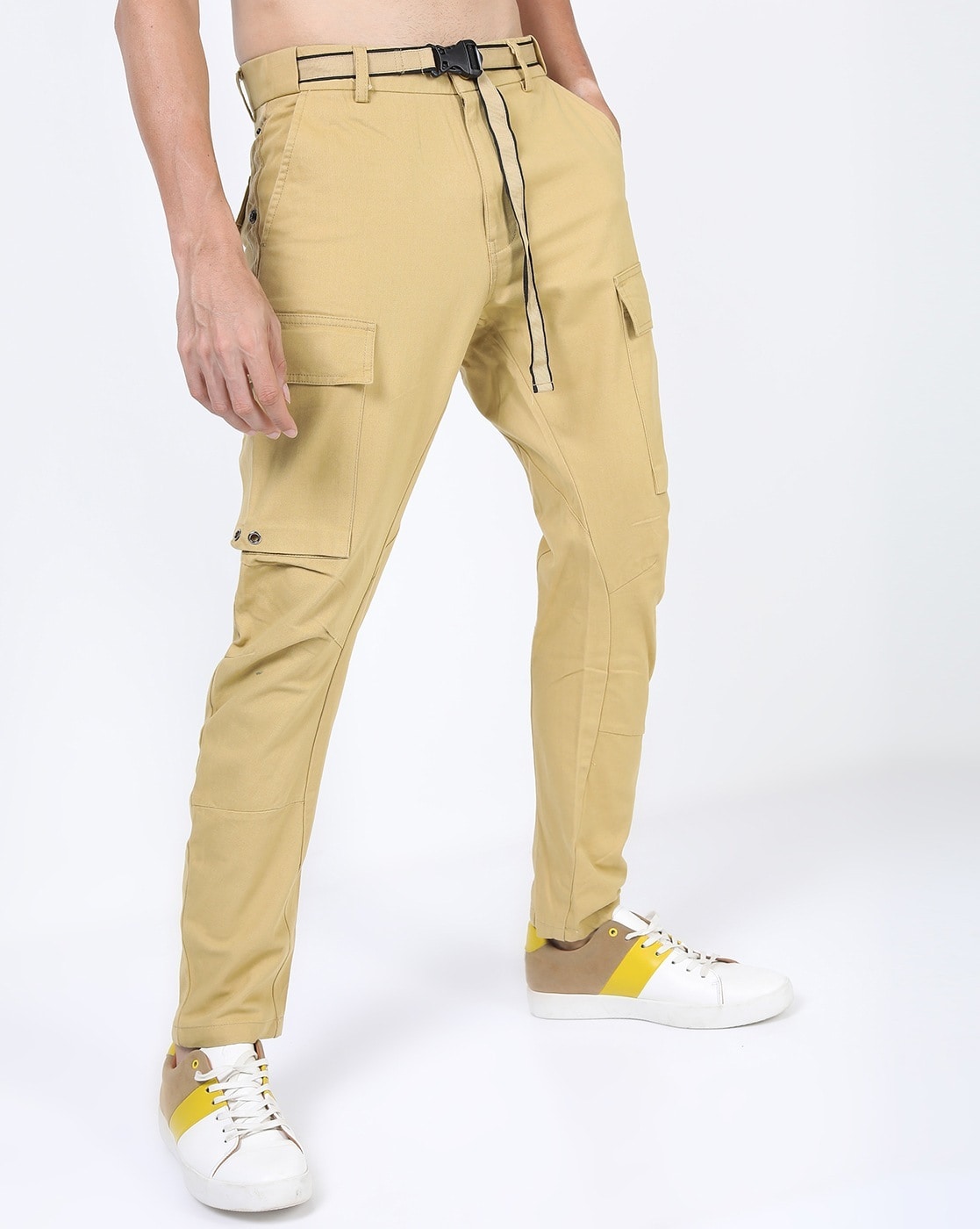 Buy Beige Trousers & Pants for Men by Ketch Online