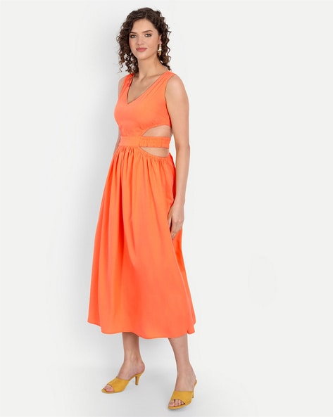 Buy online Women's Solid Dress from western wear for Women by Anvi Be  Yourself for ₹949 at 69% off | 2024 Limeroad.com