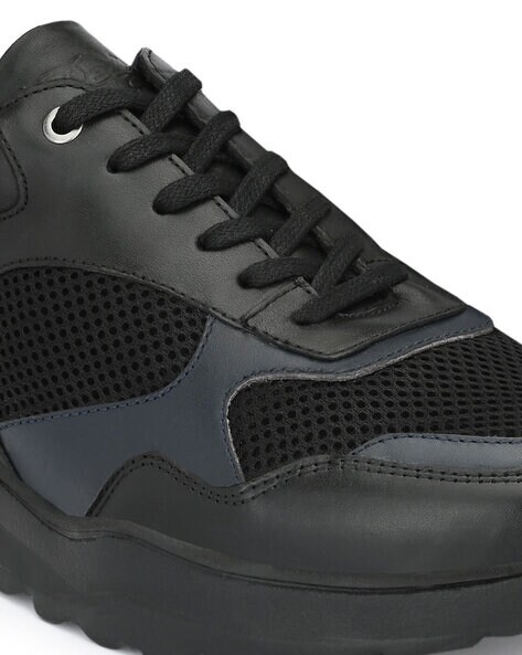 Mens black cheap trainers sale