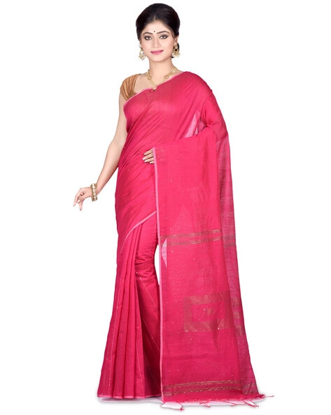 Plain Silk Cotton saree