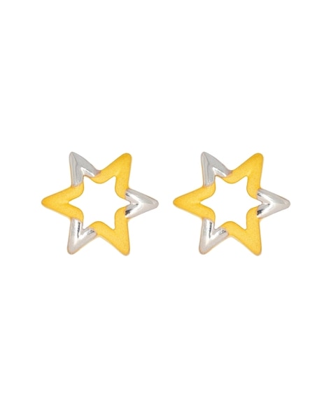 Gold super star studs – Christy Klug Studios