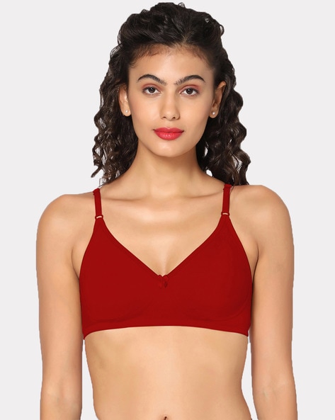 Buy Bralux B Cup Cotton Padded Bra for Womens Everyday Use, Melange Black  36B Online at Best Prices in India - JioMart.