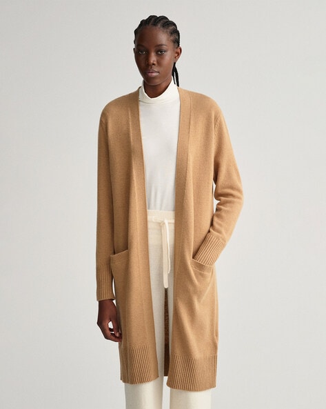 Long Cardigan with Insert Pockets