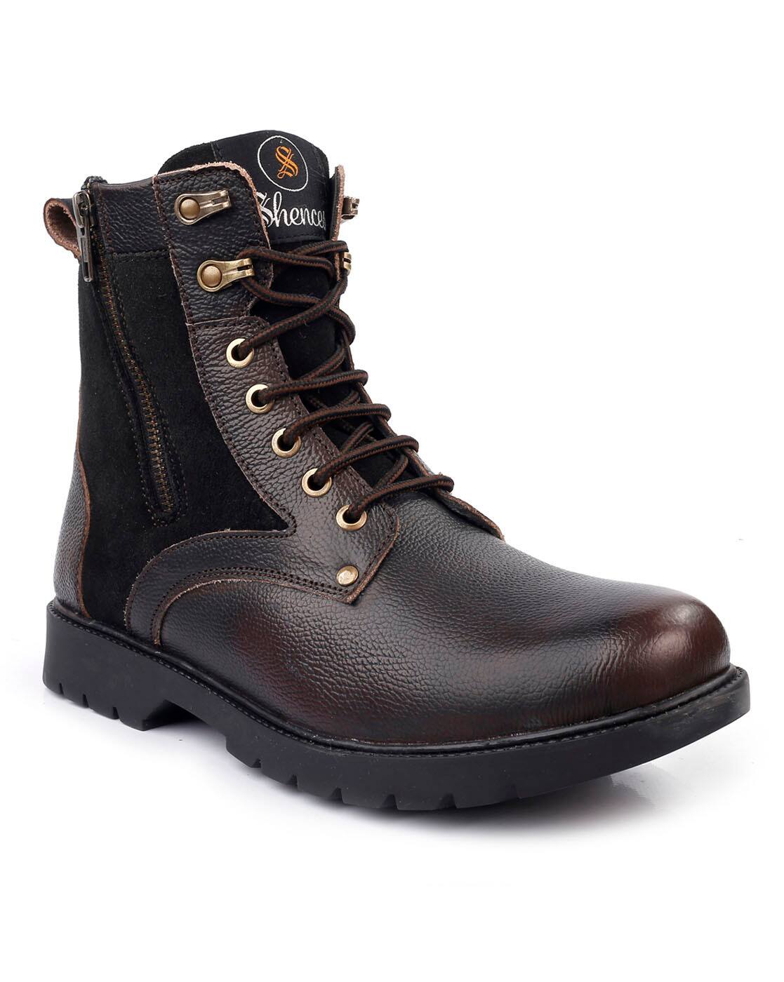 Buy Brown Boots for Men by shences Online | Ajio.com