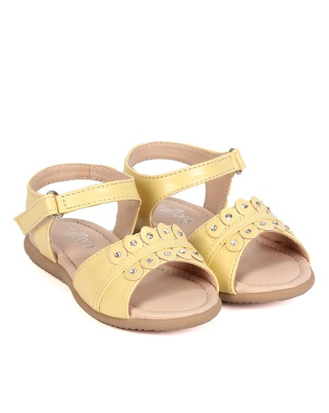 Velcro Fastening Flat Sandals