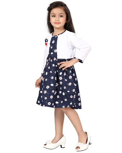 Rare Editions Toddler Girls Printed Dress and Coat Set - Macy's