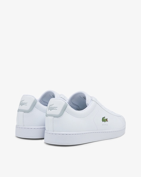 Lacoste Powercourt croc sneakers in white | ASOS