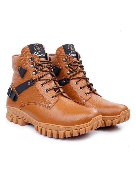 Buy Brown Boots for Men by shences Online | Ajio.com