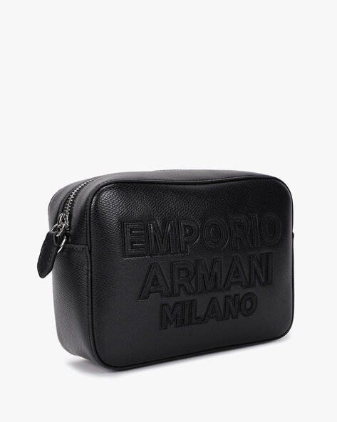 Bag with logo and charm - EMPORIO ARMANI - Lokkyn.com