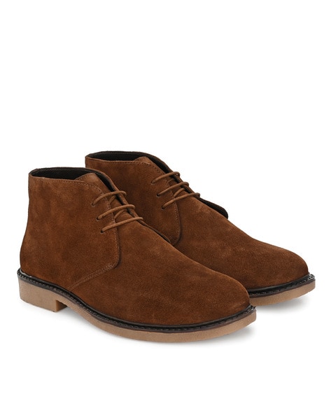 Mens boots store stacked heel