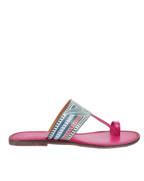 Buy Pink Flip Flop & Slippers for Women by Metro Online | Ajio.com