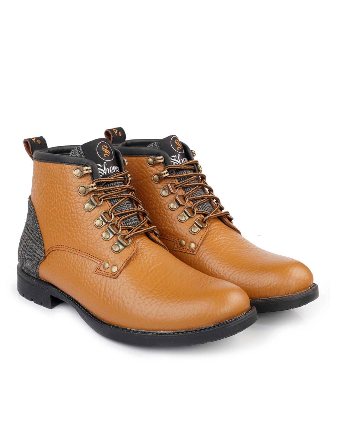 Buy Brown Boots for Men by shences Online | Ajio.com