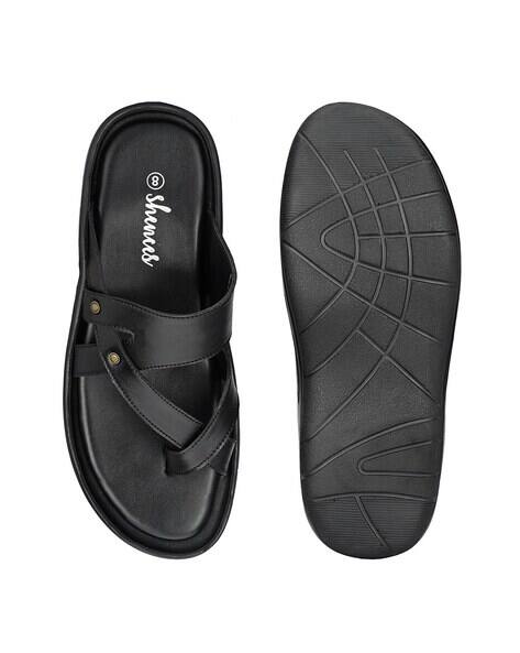 Buy Black Flip Flop u0026 Slippers for Men by shences Online | Ajio.com