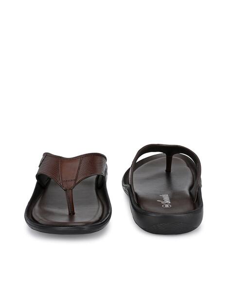 Buy Brown Flip Flop u0026 Slippers for Men by shences Online | Ajio.com