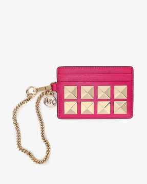 Morgan Embellished Chain Card Case