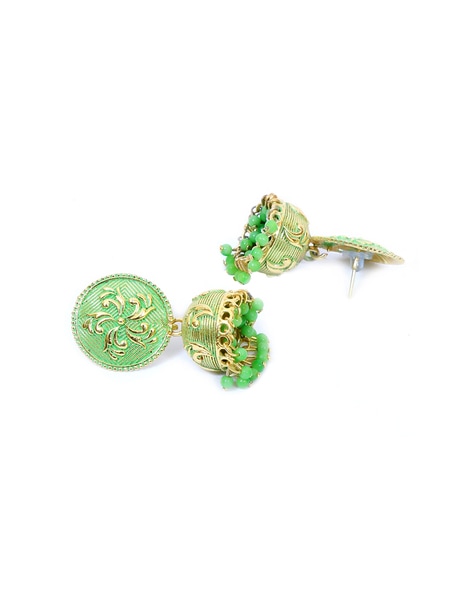 Nouveau Jade Earrings | Kaufmann de Suisse