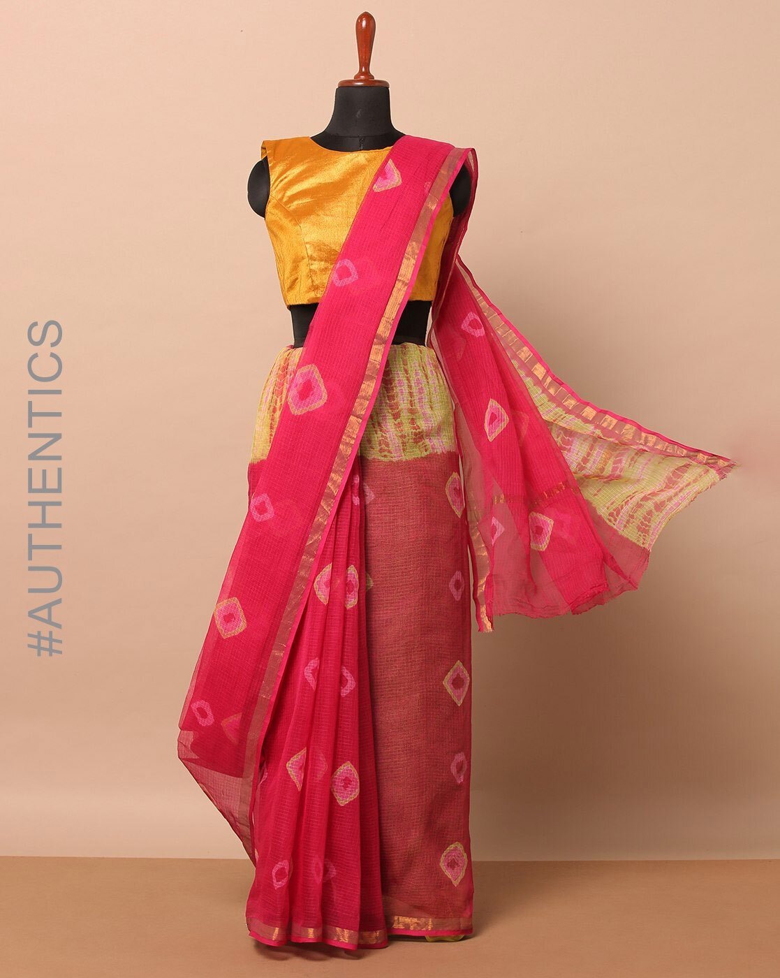 Buy Green Sarees for Women by AWESOME Online | Ajio.com