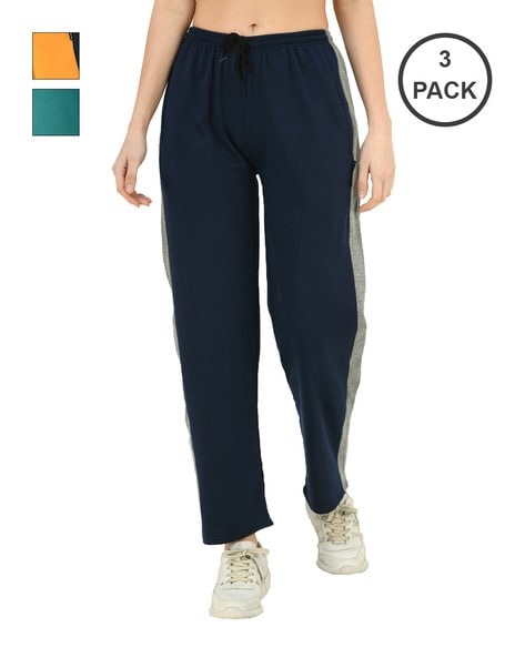 Buy Multicoloured Track Pants for Women by INDIWEAVES Online