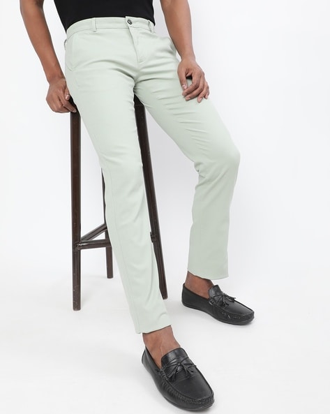 Buy online Olive Green Solid Flat Front Casual Trouser from Bottom Wear for  Men by Arrow Sport for 2399 at 0 off  2023 Limeroadcom