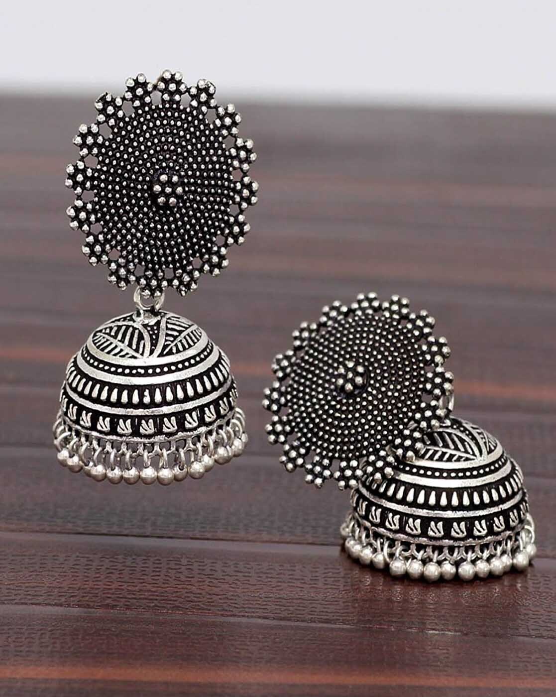 Oxidised deals jhumkas wholesale