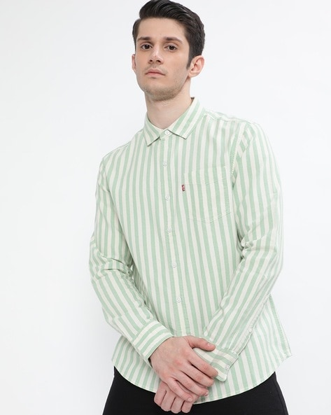 Buy White & Mint Green Shirts for Men by LEVIS Online 
