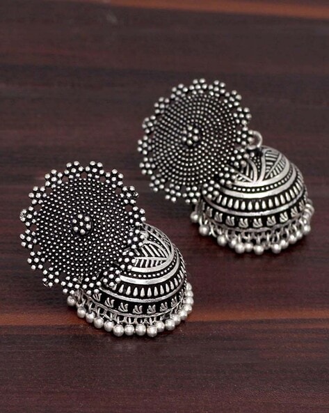 Buy Silver Earrings for Women by Griffin Online | Ajio.com