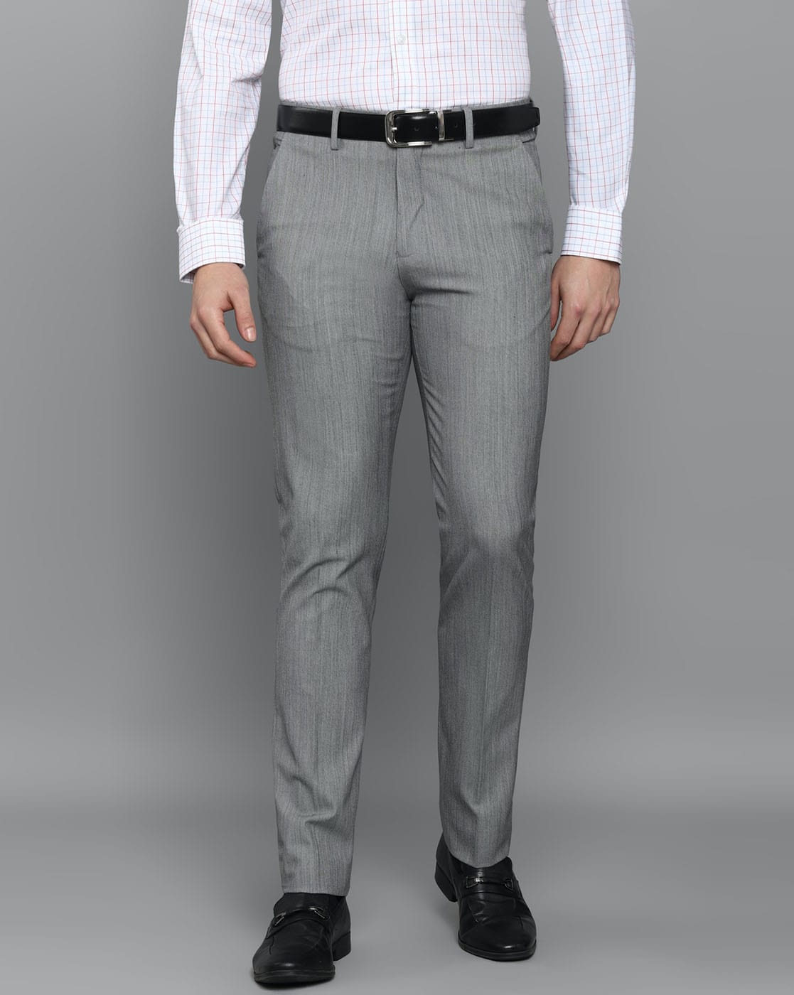 Louis Philippe Formal Trousers  Buy Louis Philippe Solid Beige Trousers  Online  Nykaa Fashion