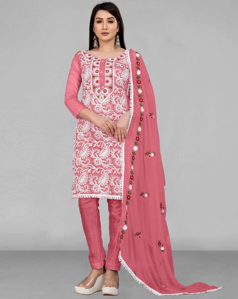 Indian Unstitched Dress Material Price in India