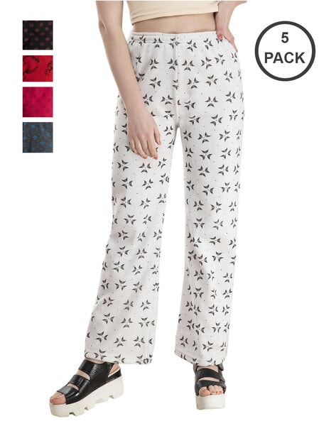 Buy Multicoloured Trousers & Pants for Women by INDIWEAVES Online