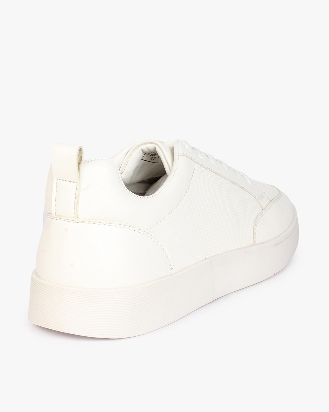 Men's Classic White Synthetic Leather Casual Shoes – Designer mart