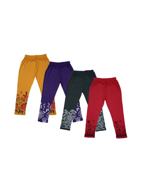 Buy Multicolor Trousers & Pants for Girls by INDIWEAVES Online