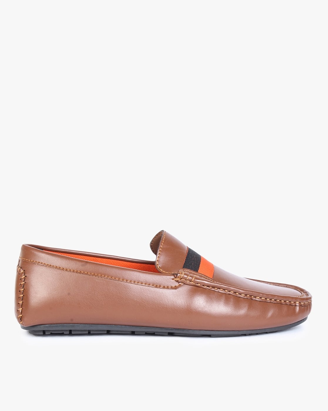 CRISTOFANO Men Low-Top Slip-On Shoes For Men (Brown, 7)