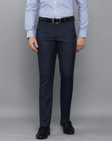 Mid-Rise Flat Front Pants