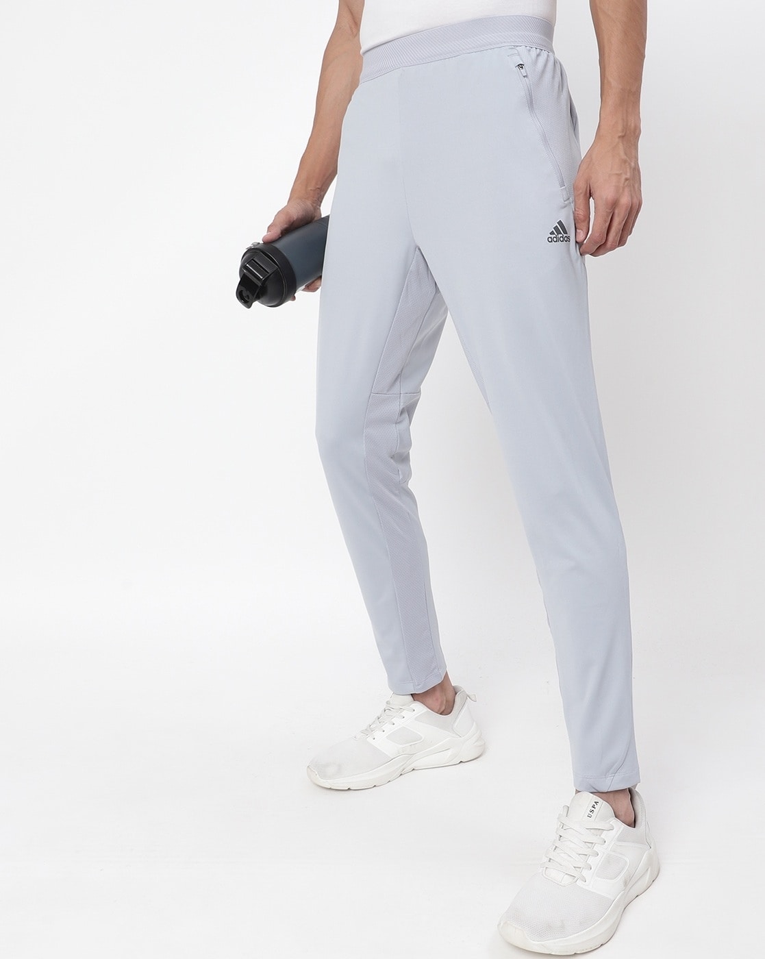 Adidas Mens Slim Fit Trackpants S1906GHTT002001MBlack WhiteMedium   Amazonin Fashion