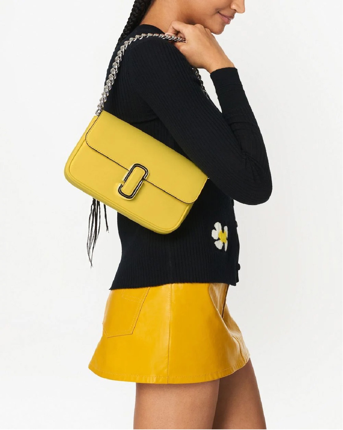 Marc Jacobs Crossbody Bag Women H172L01SP22767 Leather Yellow Multicolor  288€