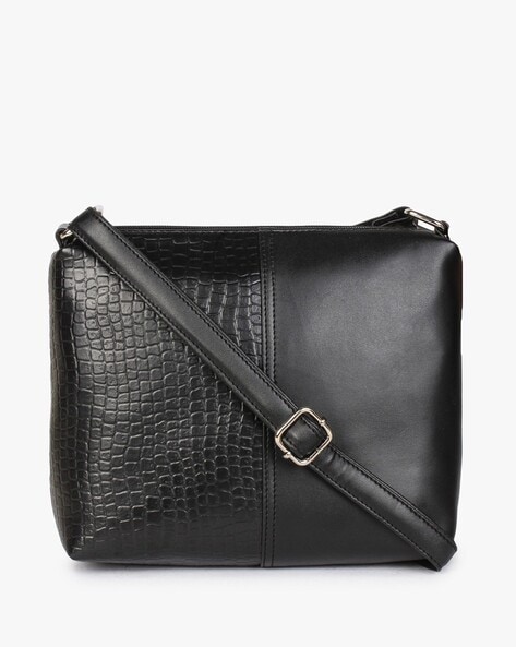 Buy Women Croc-Embossed Sling Bag Online at Best Prices in India