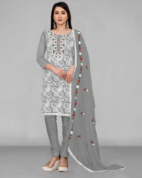 Indian Unstitched Dress Material Price in India