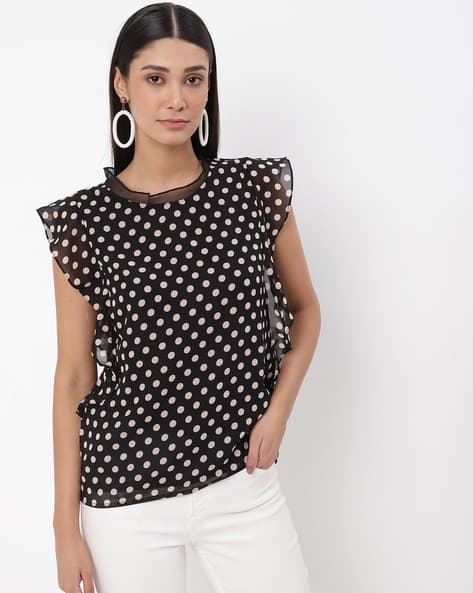 blouse polka dot online