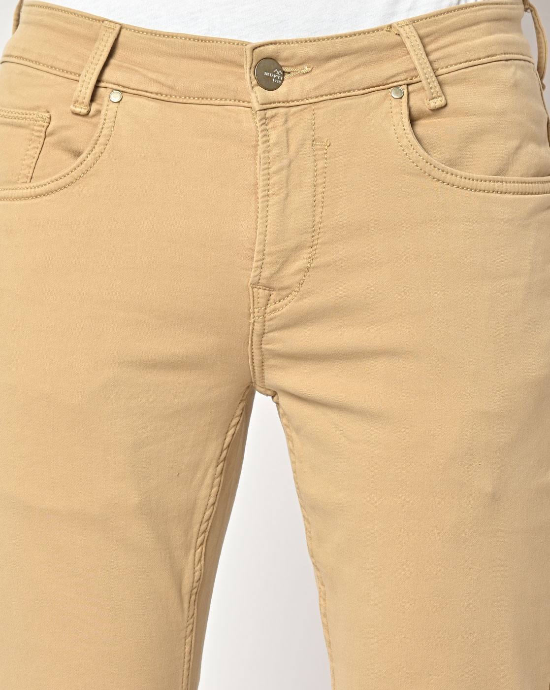 MUFTI Slim Fit Men Yellow Trousers - Buy MUFTI Slim Fit Men Yellow Trousers  Online at Best Prices in India | Flipkart.com